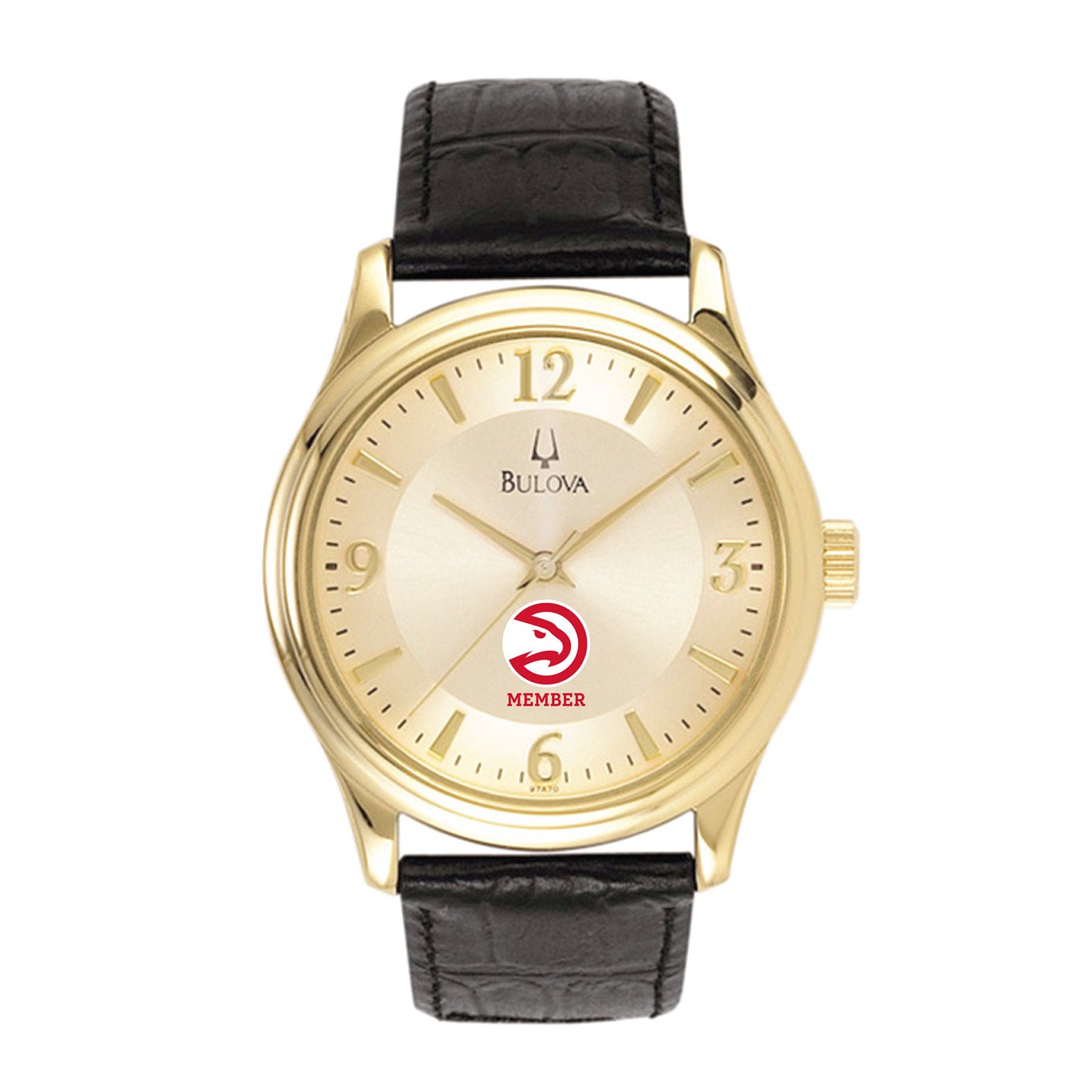 Member Exclusive Hawks Gold Face Bulova Watch