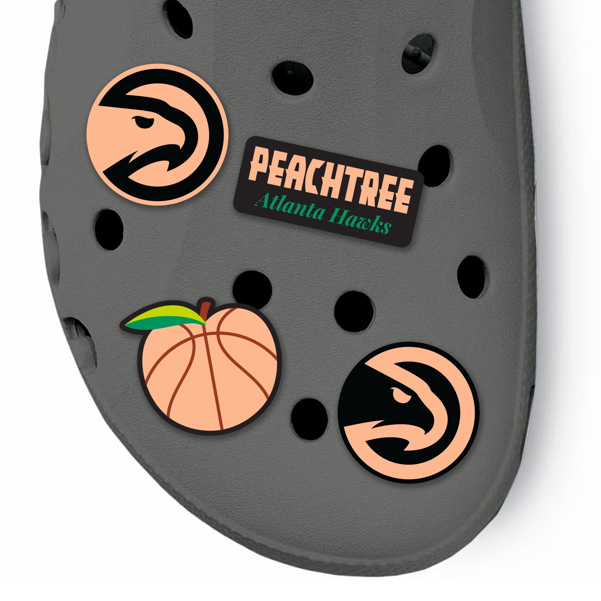 Peachtree City Edition 4-Pack Shoe Charms