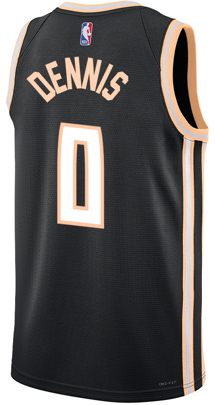 RayJ Dennis 25-26 Nike Peachtree City Edition Swingman Jersey