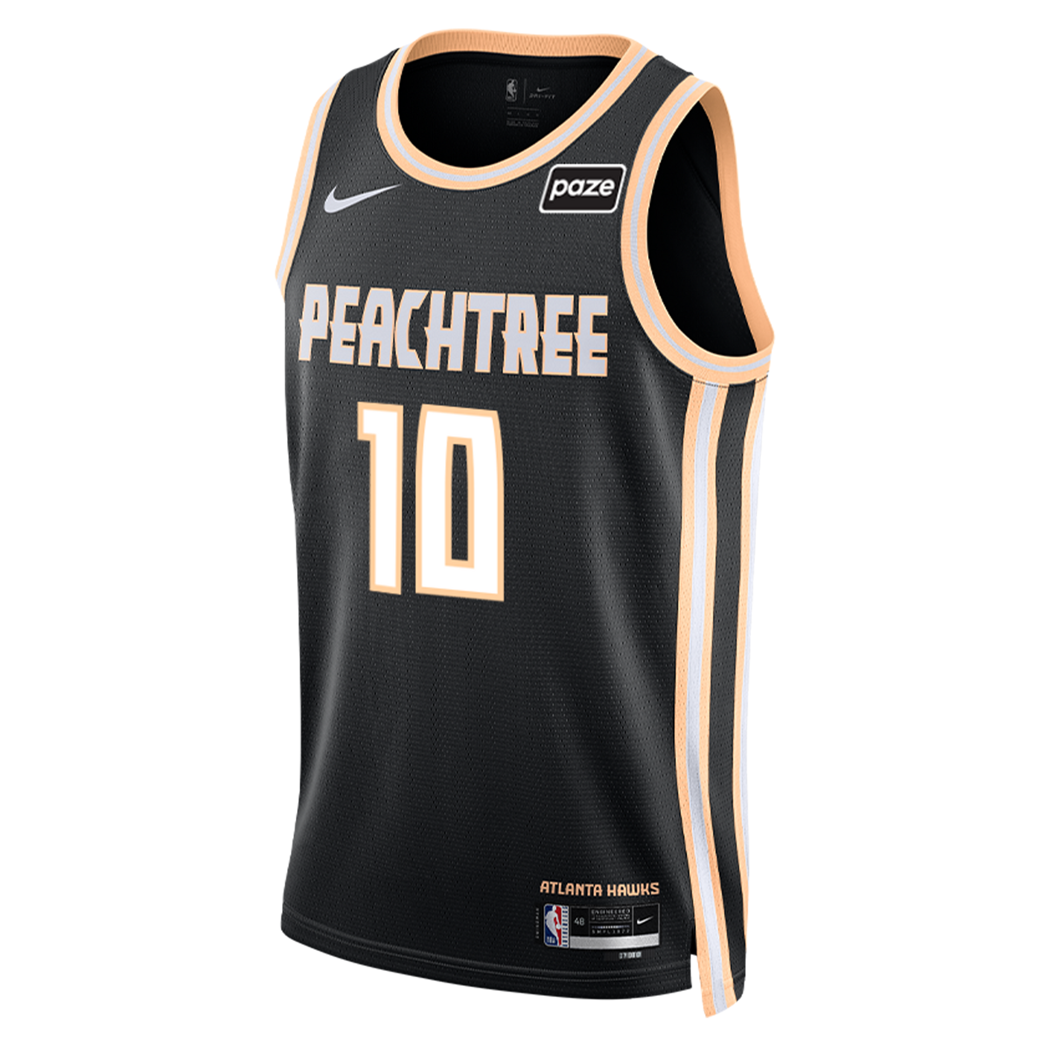 Zaccharie Risacher 25-26 Nike Peachtree City Edition Swingman Jersey