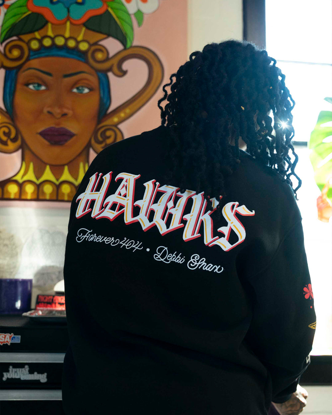 Atlanta Hawks x Debbi Snax Crewneck