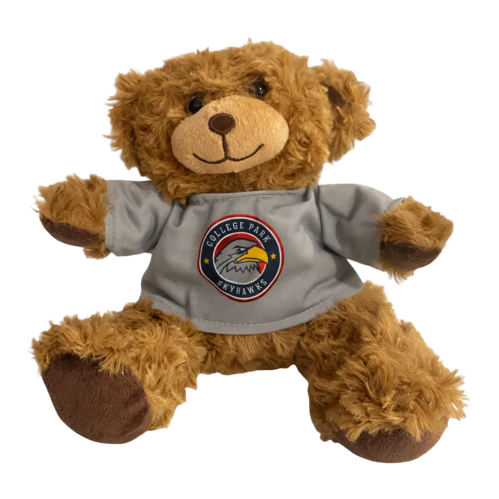 Skyhawks Seated Teddy Bear