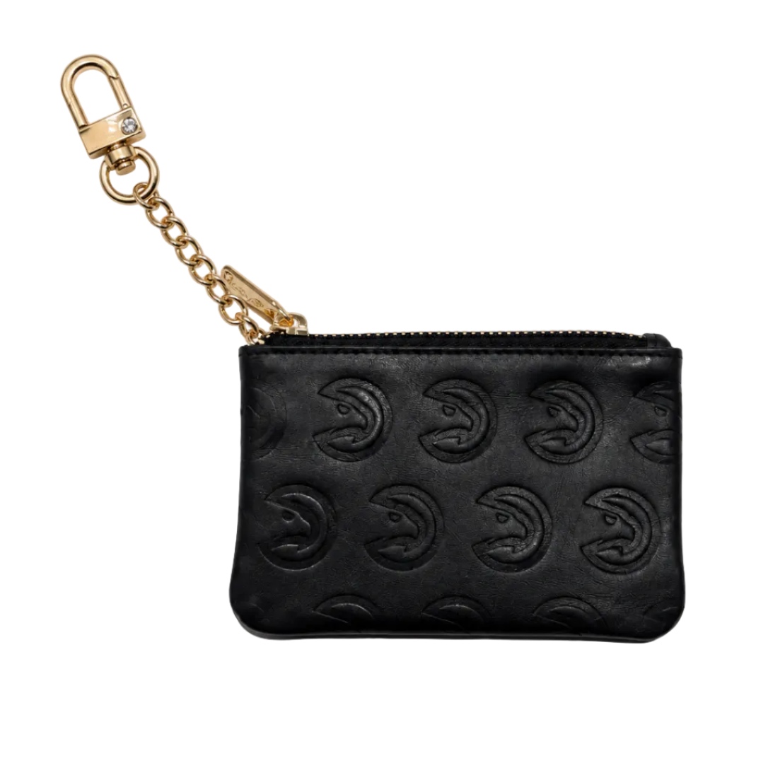 Lusso Hawks Rachel Black Key Ring Pouch