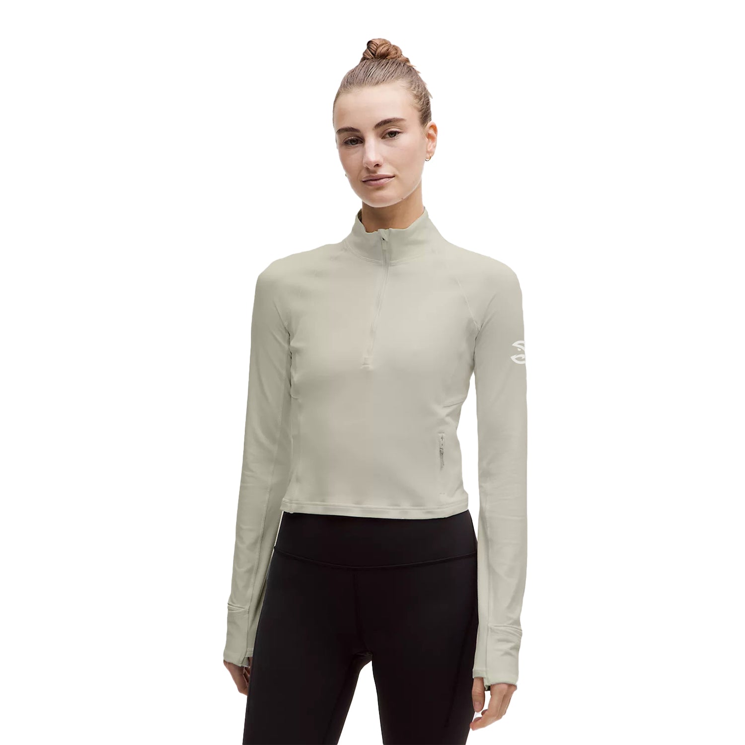 Hawks Cropped Half Zip