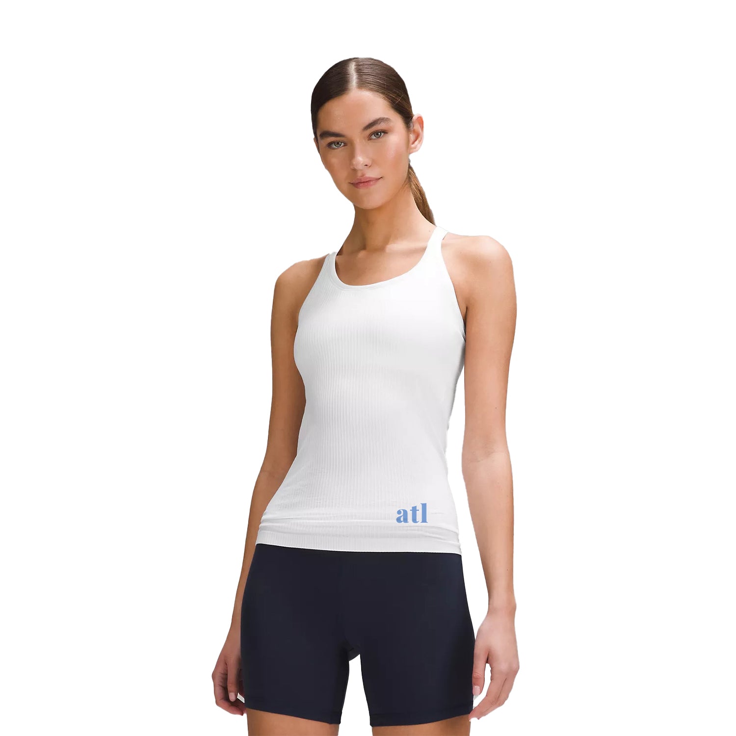 Hawks Racerback Blue ATL Tank