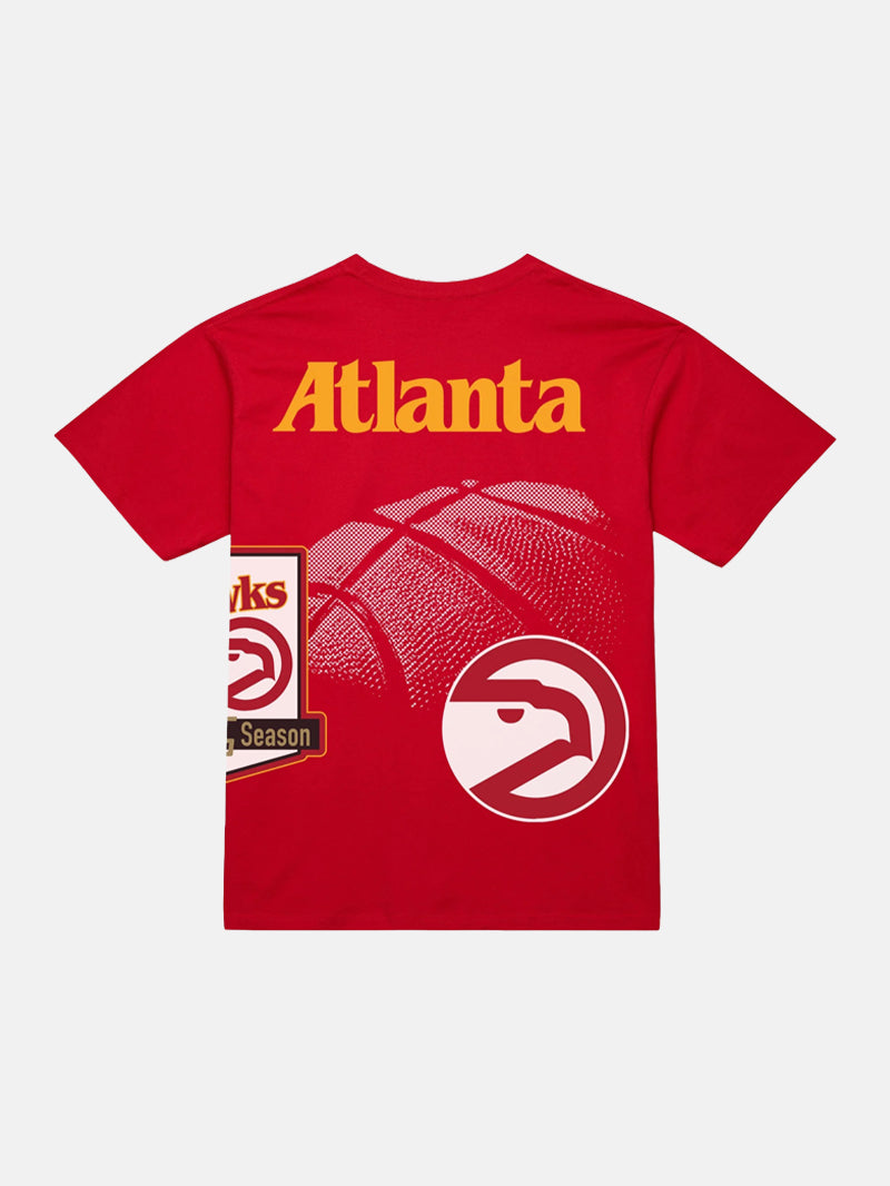 Mitchell & Ness Hawks Logo Blast Tee