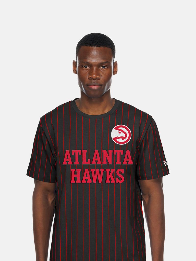 New Era Hawks Evo Throwback Striped Tee