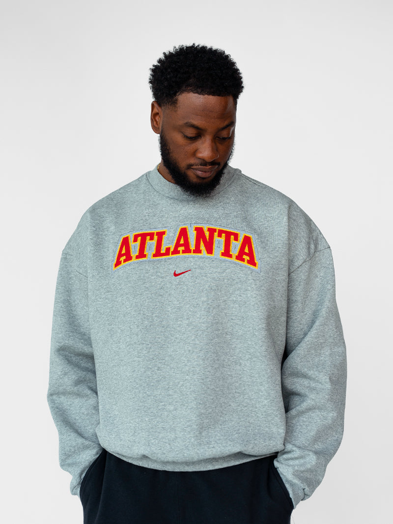 Nike Hawks MNK Grey Wordmark Fleece Crew