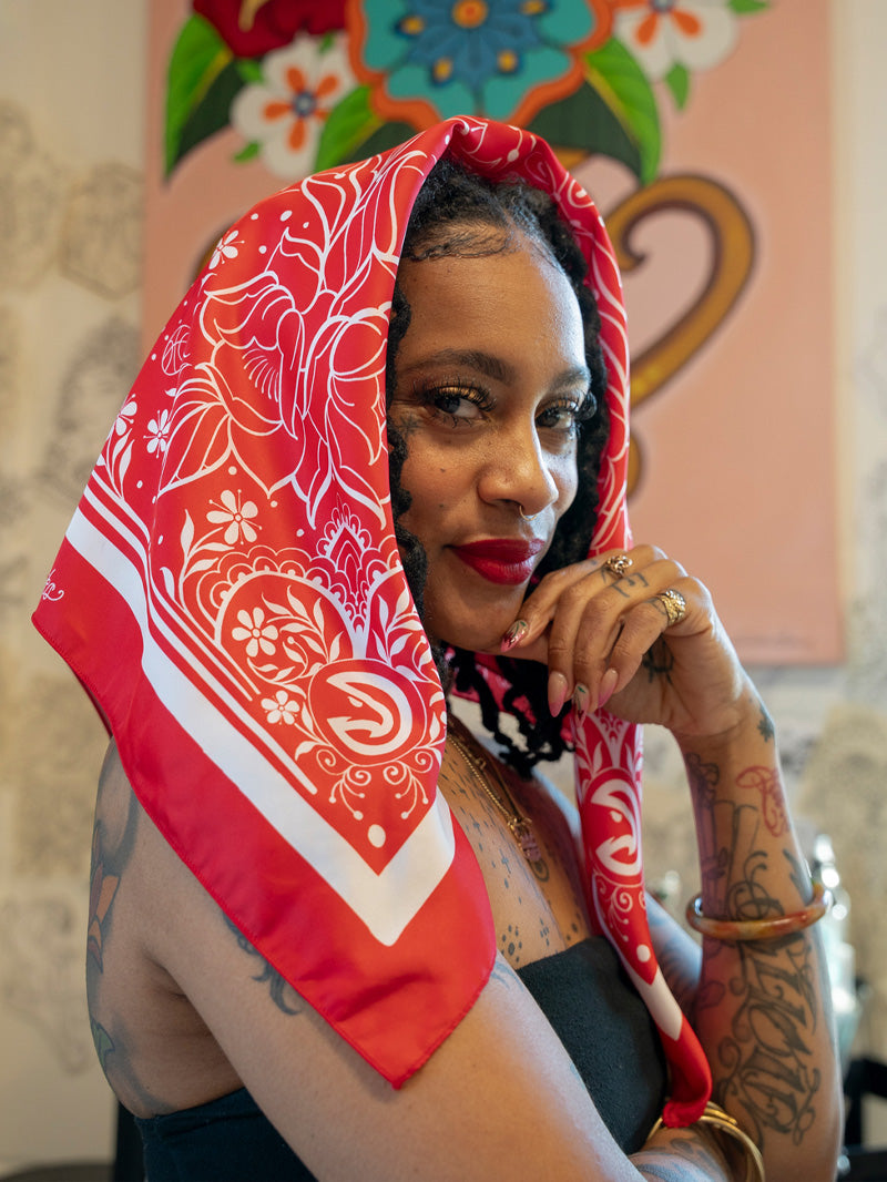 Forever 404 Debbi Snax Satin Scarf
