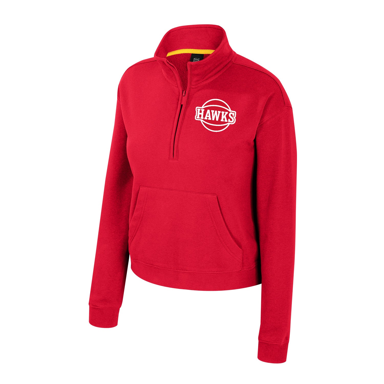 Stadium Essentials Hawks Varsity Manager 1/2 Zip Fleece Top