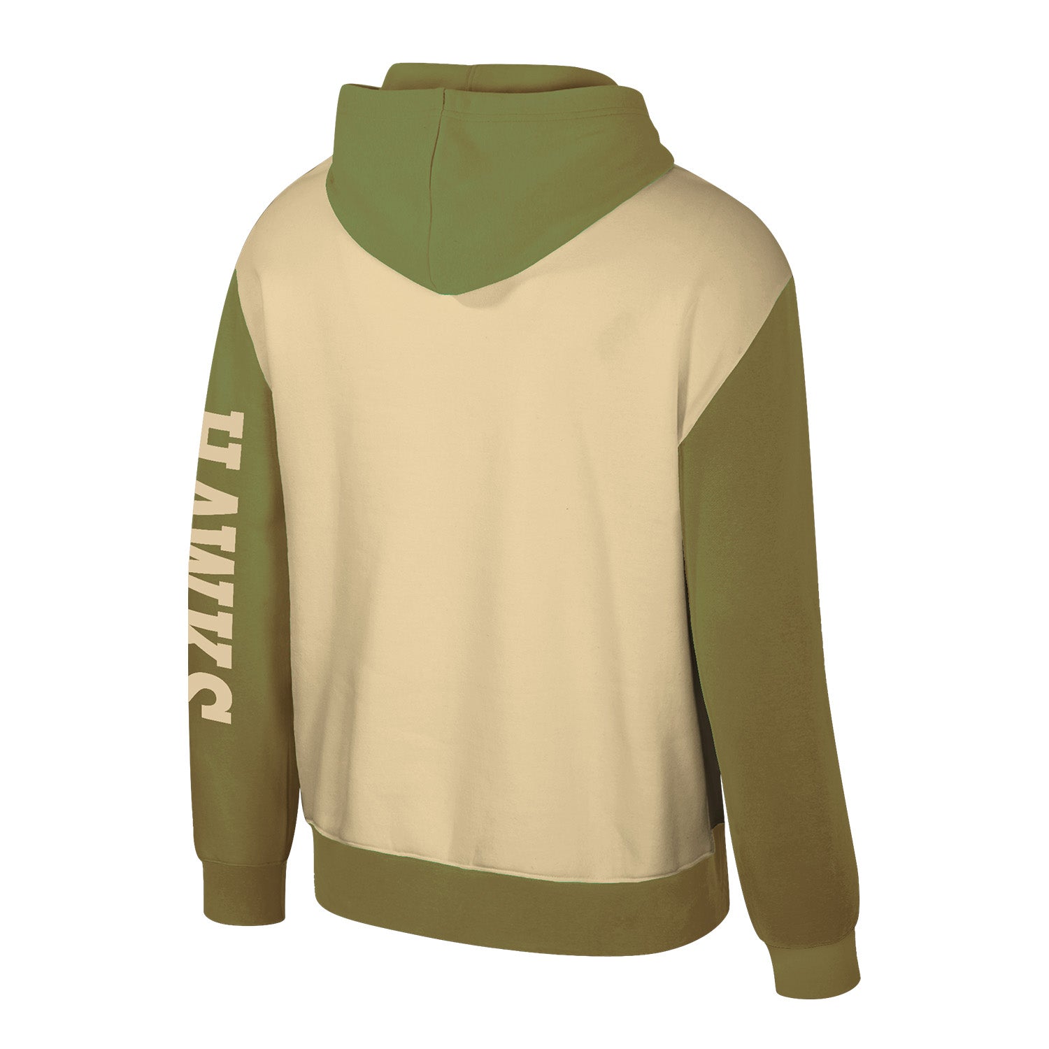 Olive Stadium Essentials Hawks Wheat Olive Rafters Burst Hoodie - Atlanta Hawks Official Store