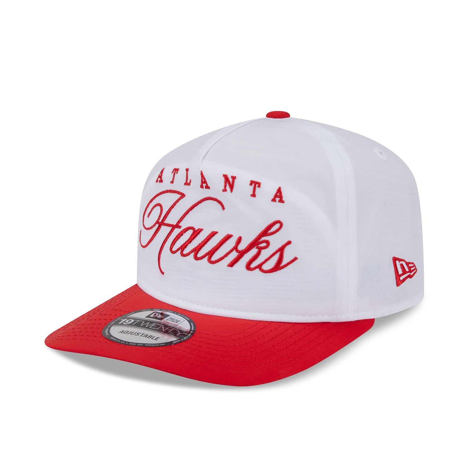New Era Hawks NBA 25 Draft White Adjustable Hat