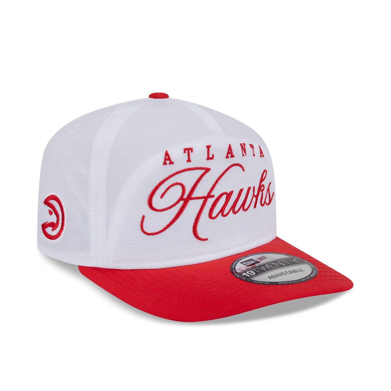 New Era Hawks NBA 25 Draft White Adjustable Hat