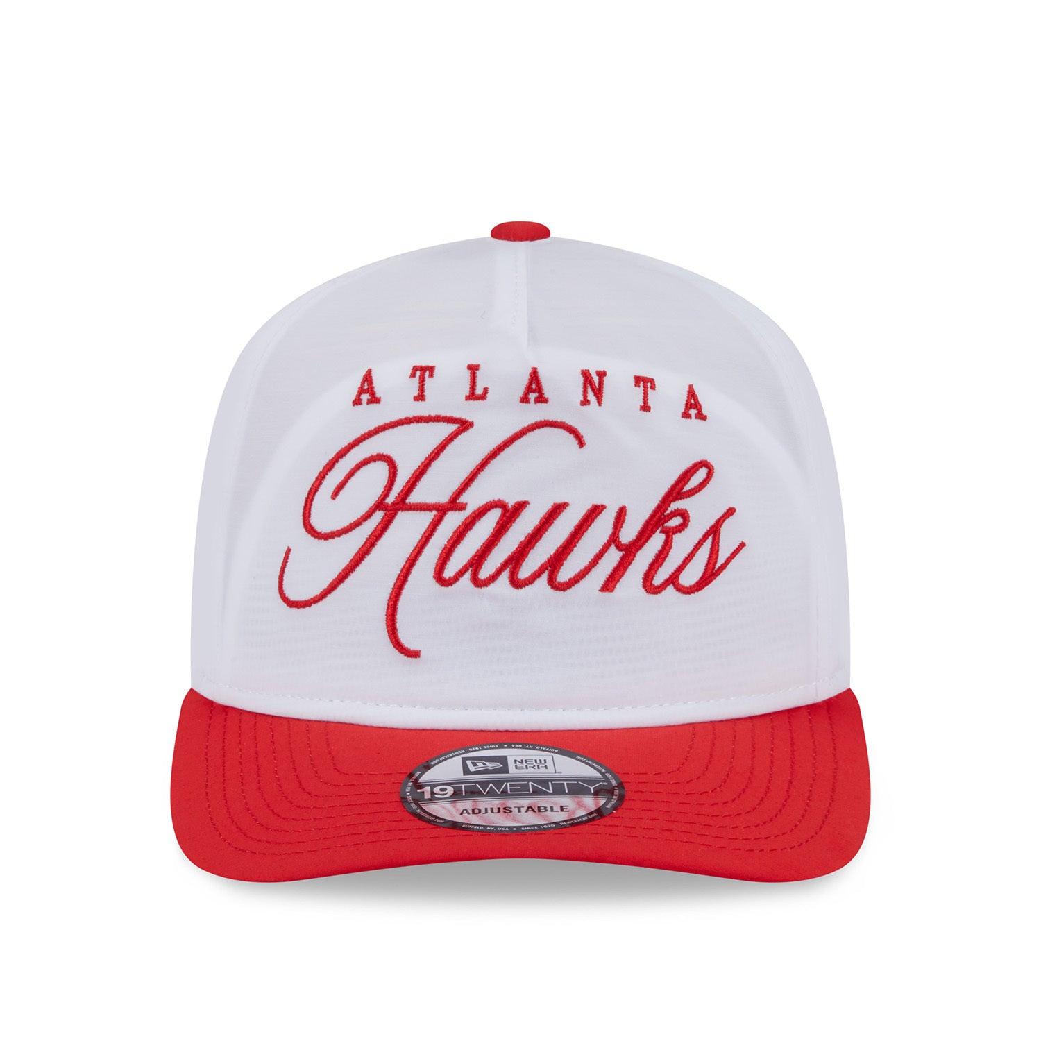 New Era Hawks NBA 25 Draft White Adjustable Hat