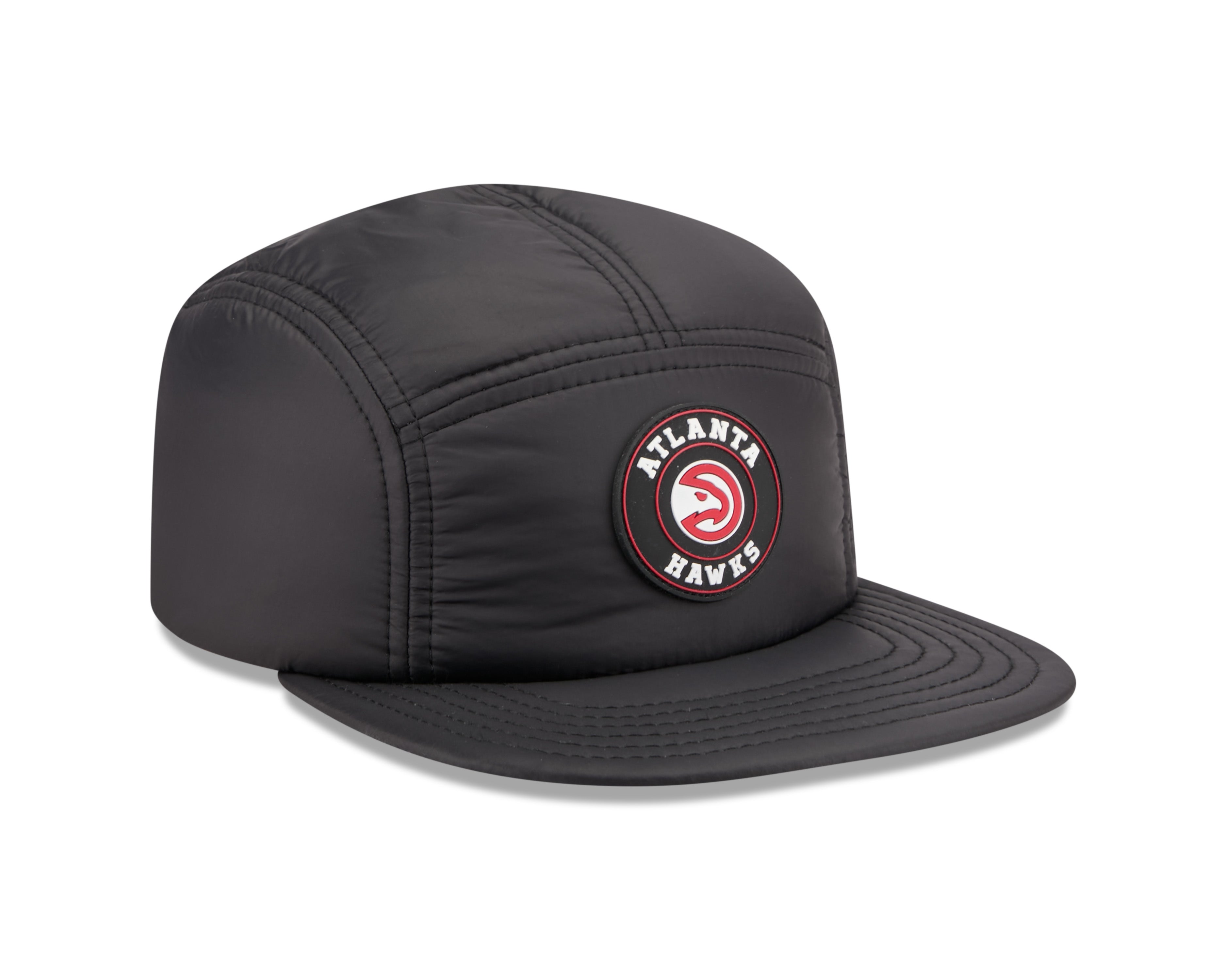 New Era Hawks Black Quilted Camper Hat