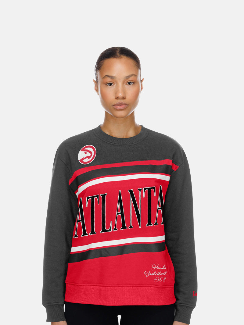Women's New Era Hawks Wordmark Crewneck