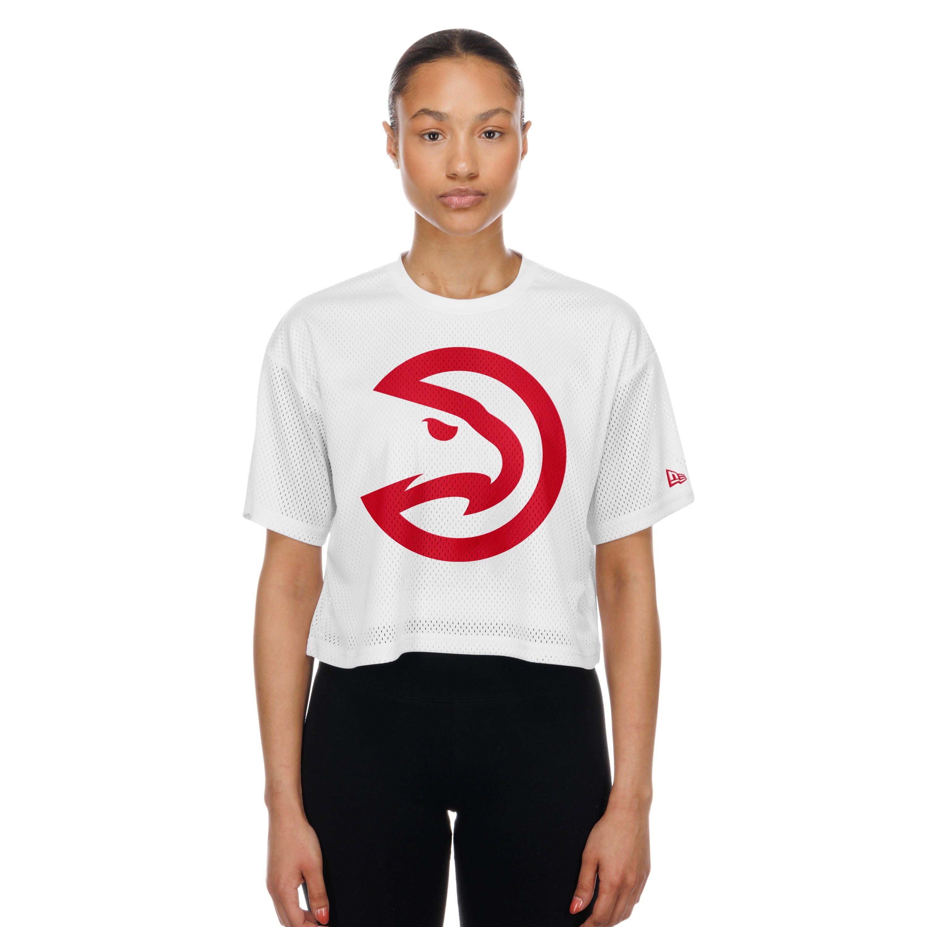 Women's New Era Hawks Big Evo Cropped Tee
