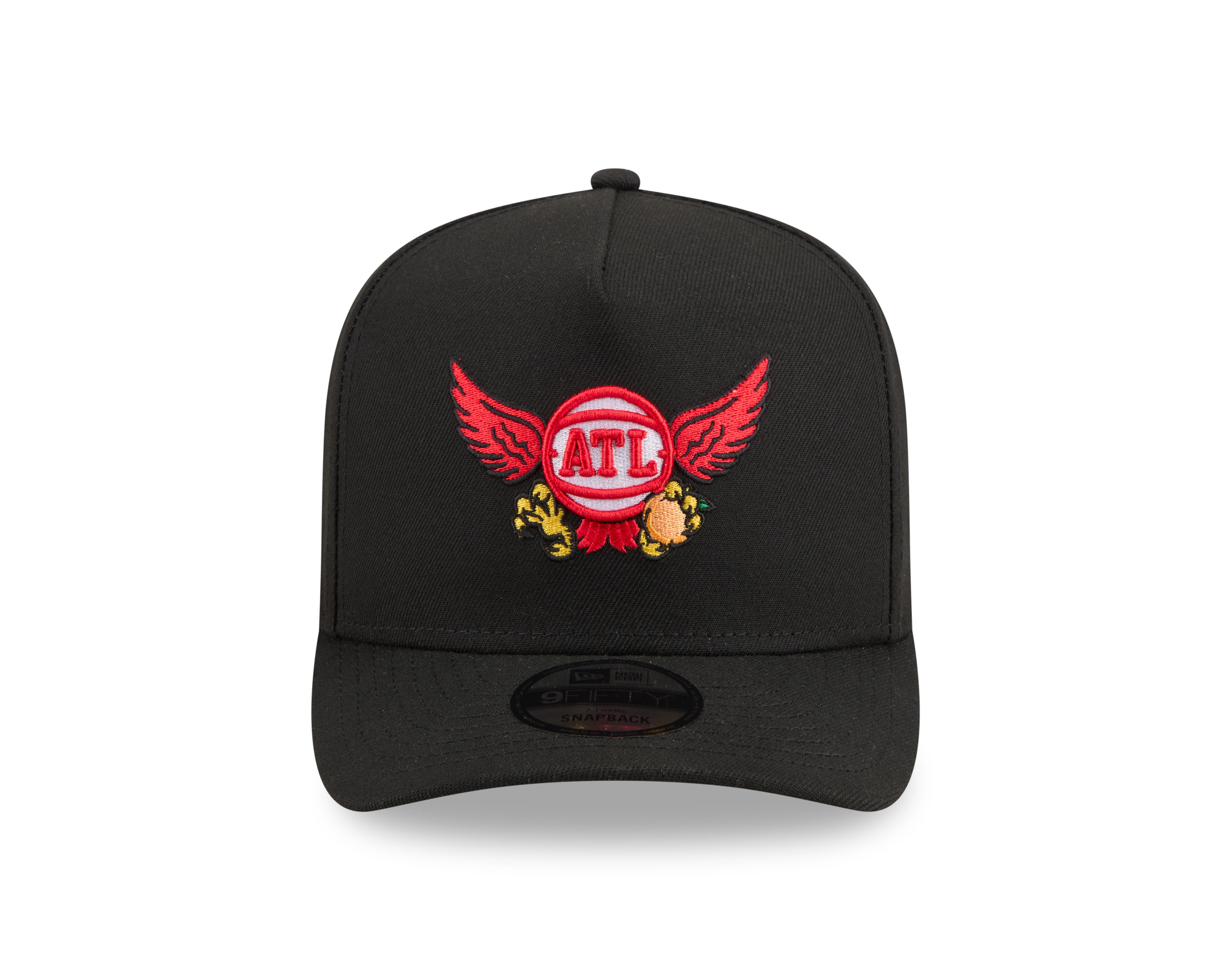 New Era Hawks Cartoon Script Evo 9FIFTY A-Frame Hat