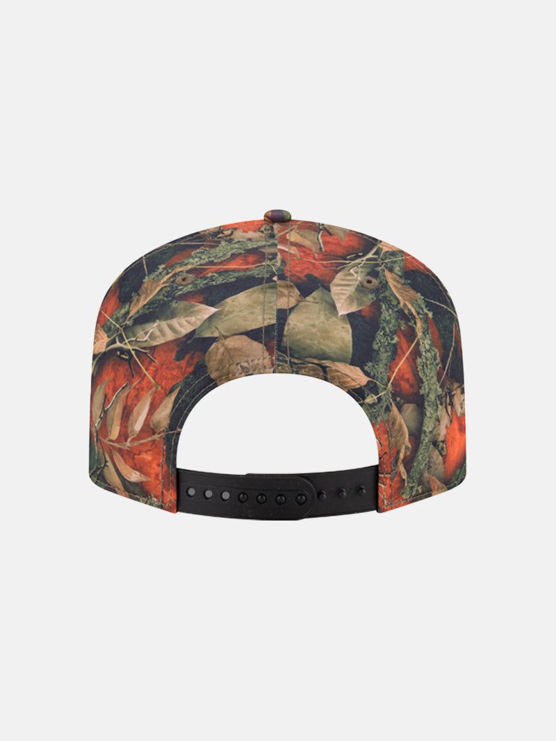 New Era Hawks Black Bill Leaves Snapback
