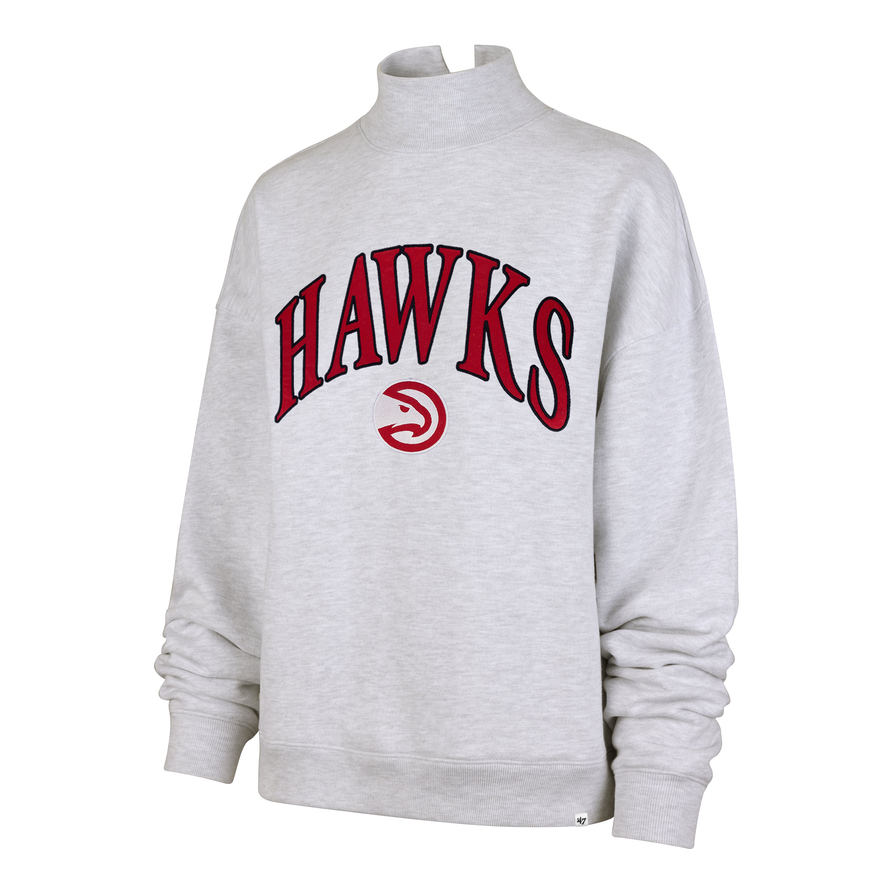 Women's 47 Brand Hawks Vantage Mock Neck Pullover