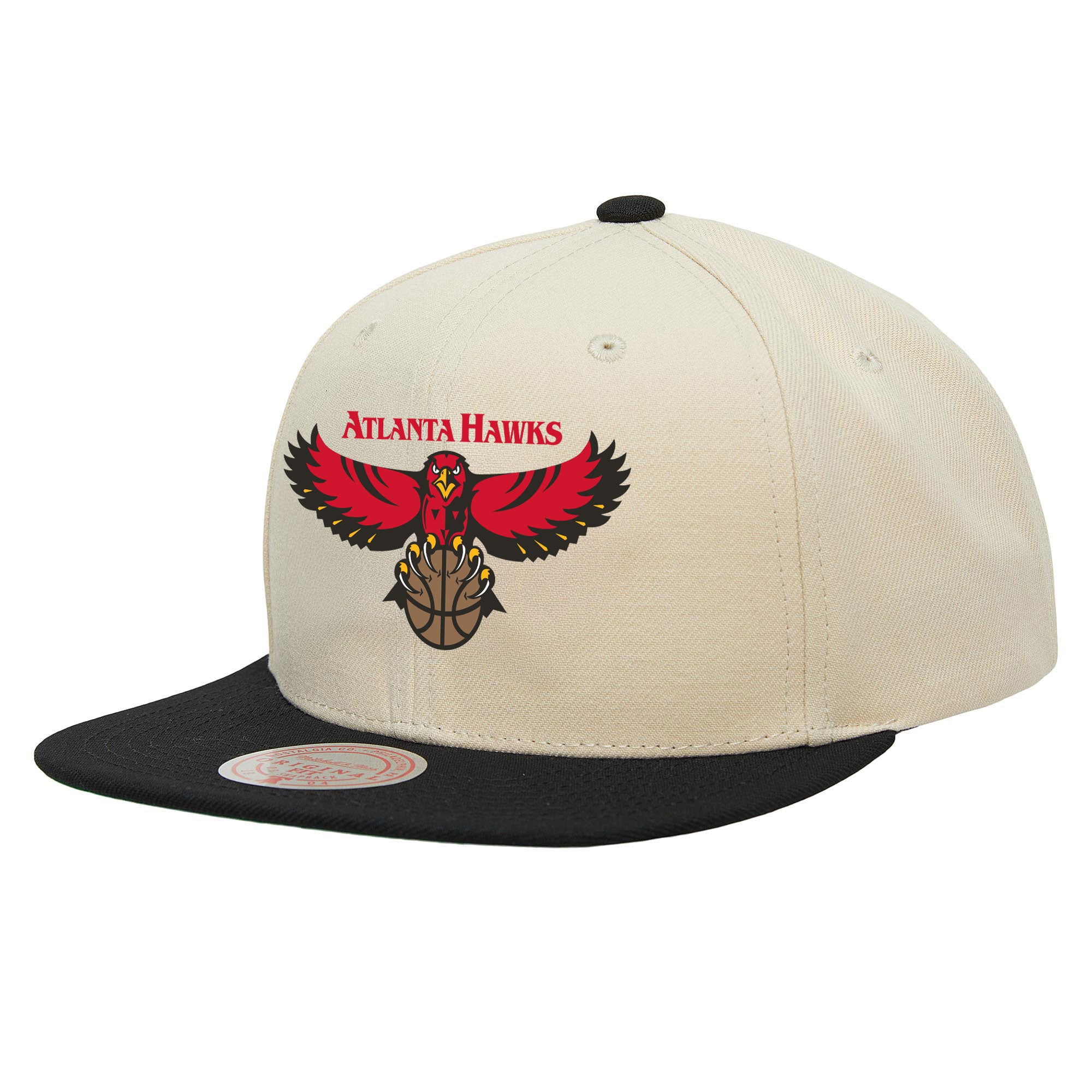 【訳あり特価】ＨＡＷＫＳ　ＢＡＳＥＢＡＬＬ　ＮＯ　ＣＯＦＦＥＥ　7070 Mitchell & Ness Hawks HWC Bird NBA 50th Snapback | Official Gear