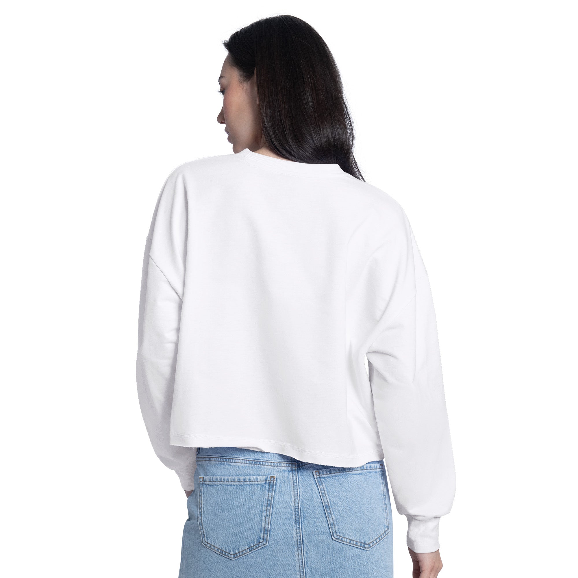 Women's G3 Hawks Bleachers Crop Crewneck