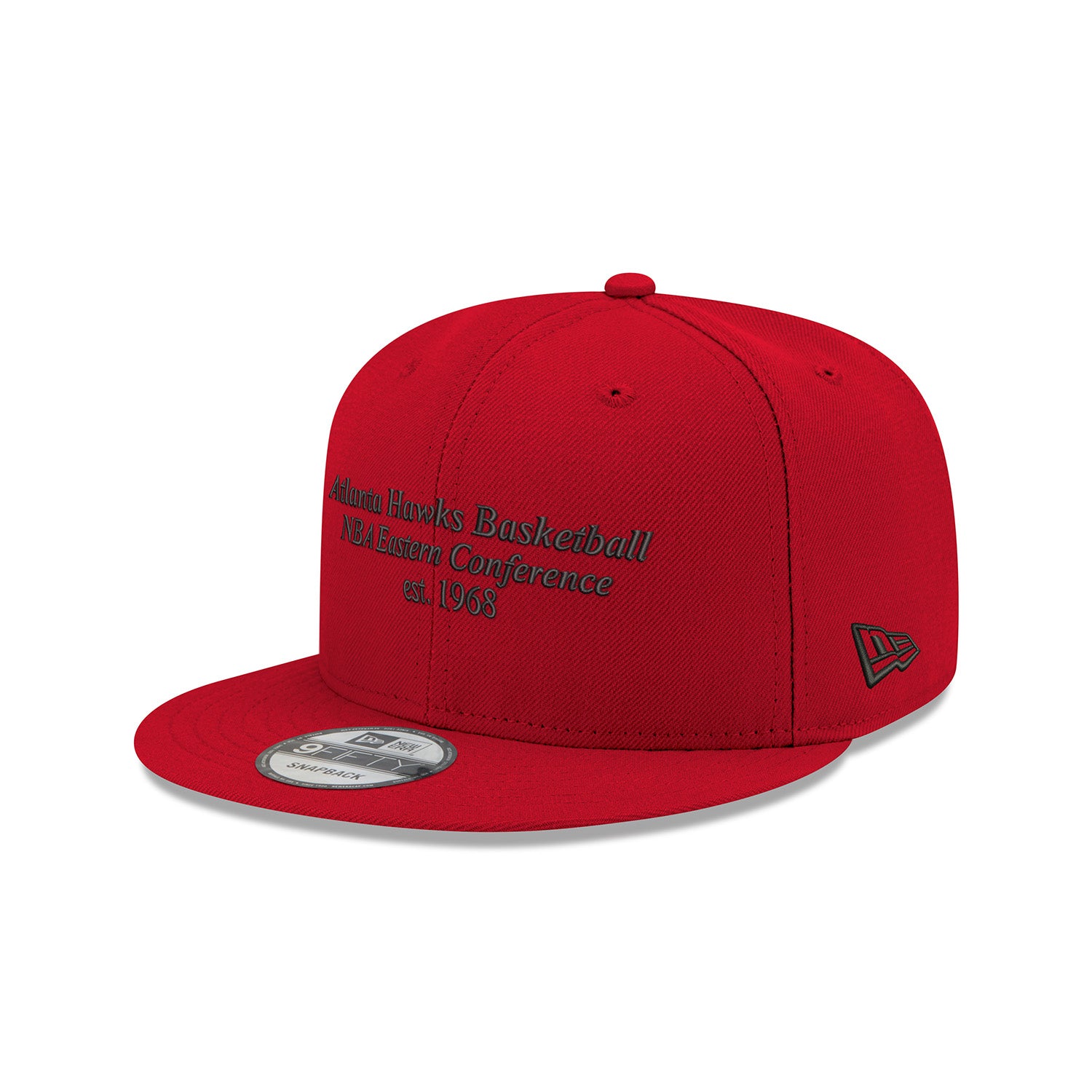 New Era Hawks Red Conference Wordmark Snapback