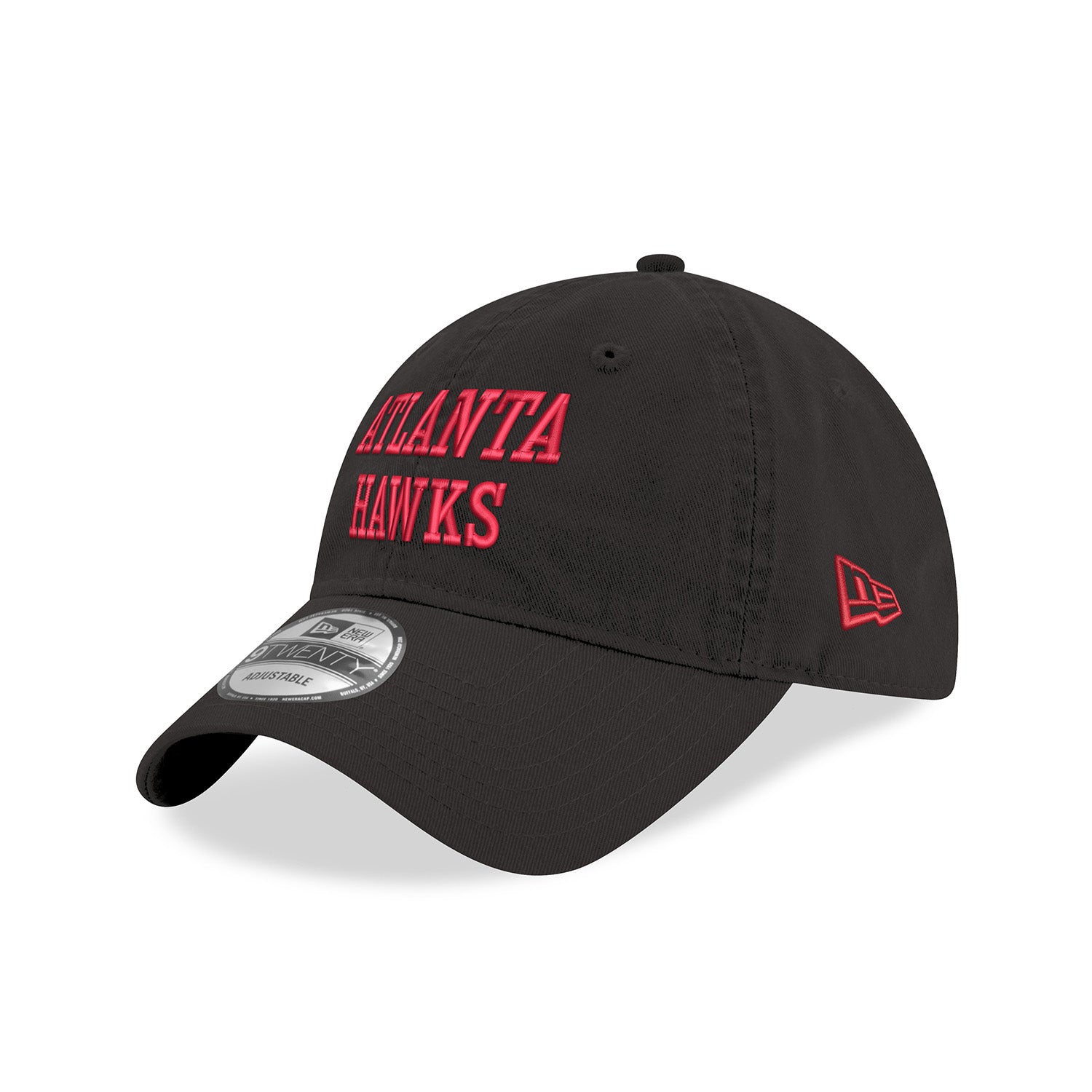 New Era Hawks Red Stacked Strapback