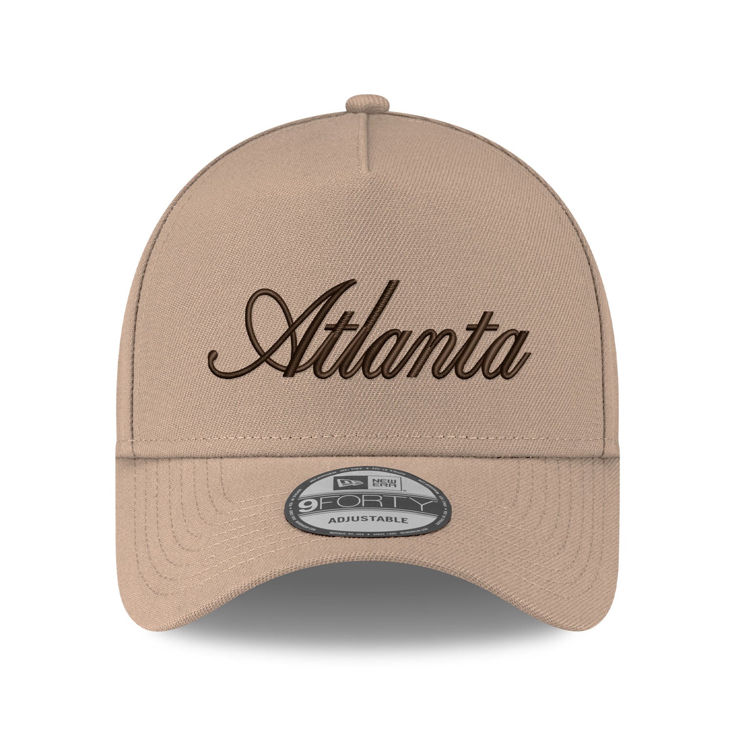 New Era Hawks Camel Atlanta Script Snapback