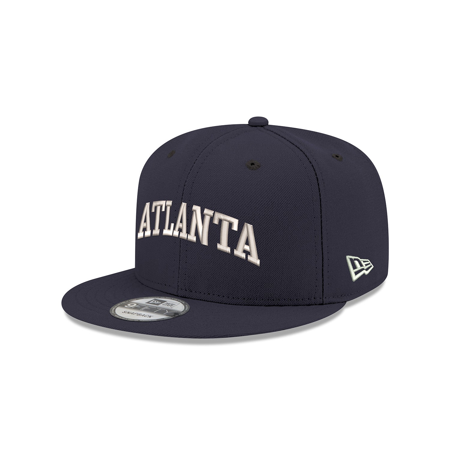 New Era Hawks Navy Atlanta Arch Snapback