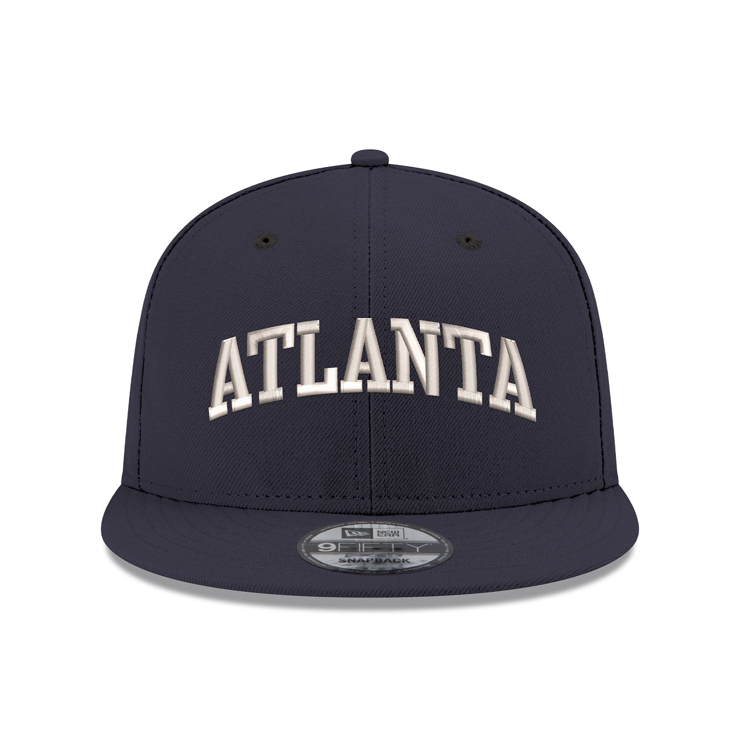 New Era Hawks Navy Atlanta Arch Snapback