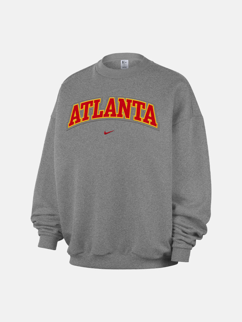 Nike Hawks MNK Grey Wordmark Fleece Crew