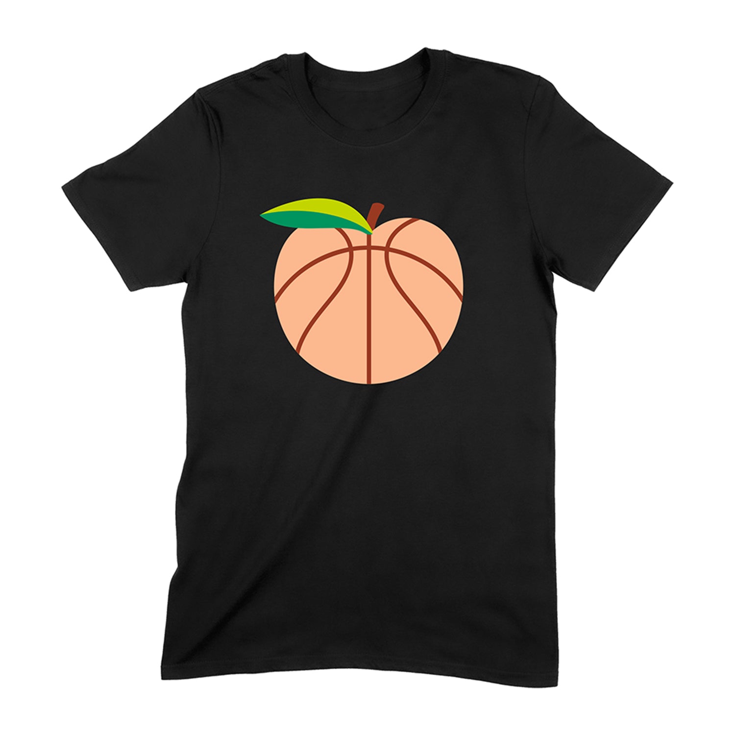 Peachtree City Edition Black Peach Ball Logo Tee