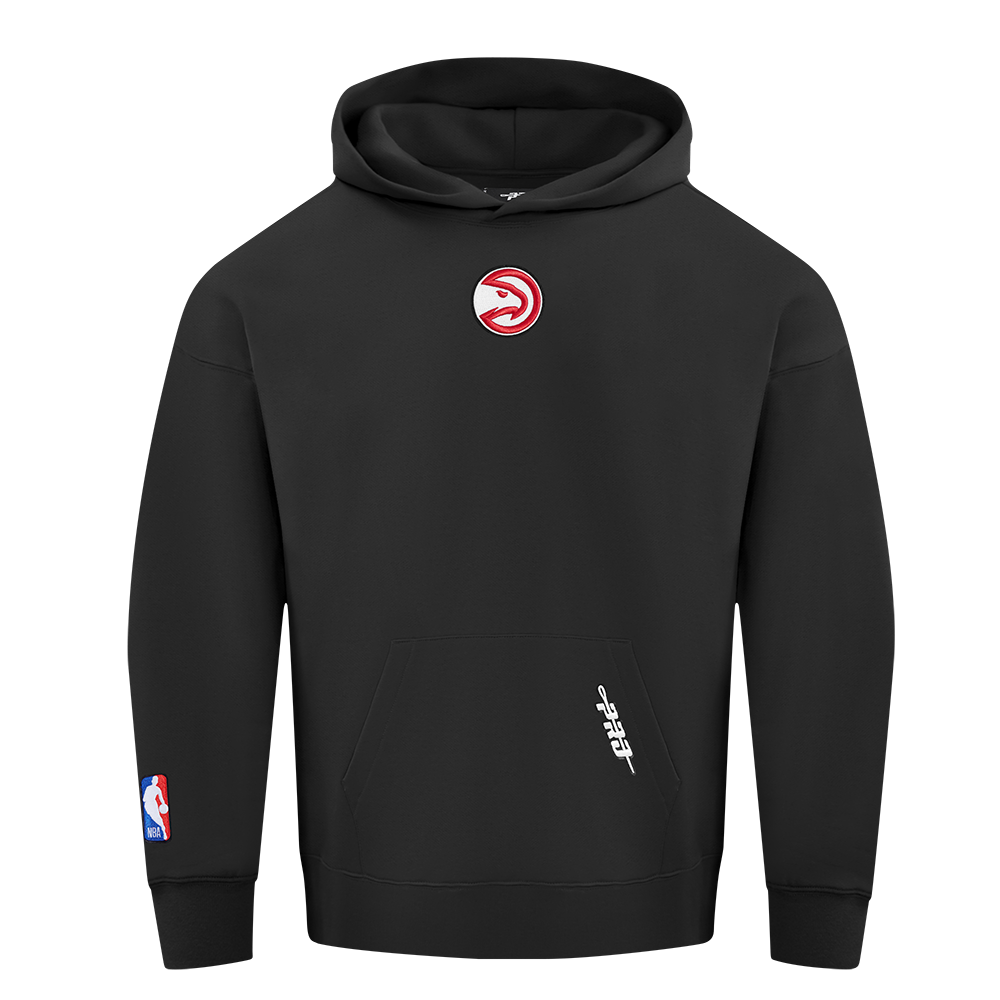 Pro Standard Hawks Black Classic Icon Hoodie | Atlanta Hawks Apparel