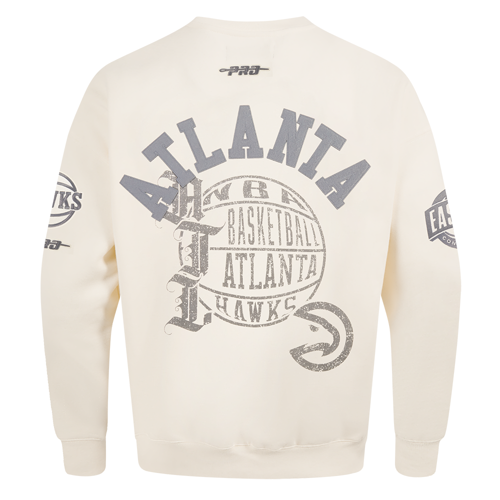 Pro Standard Hawks Cream Street Team Crewneck