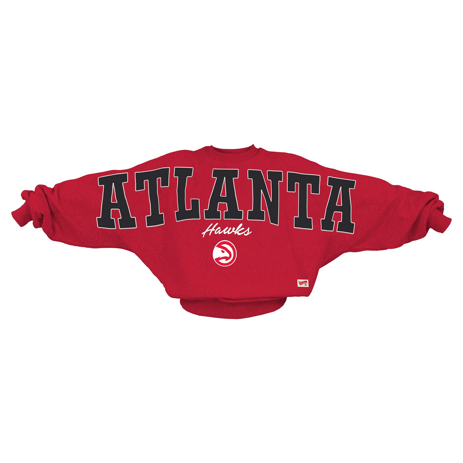 Hawks Red Flannigan Crewneck