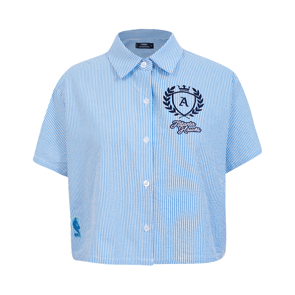 Women's Pro Standard Hawks Country Club Camp Shirt