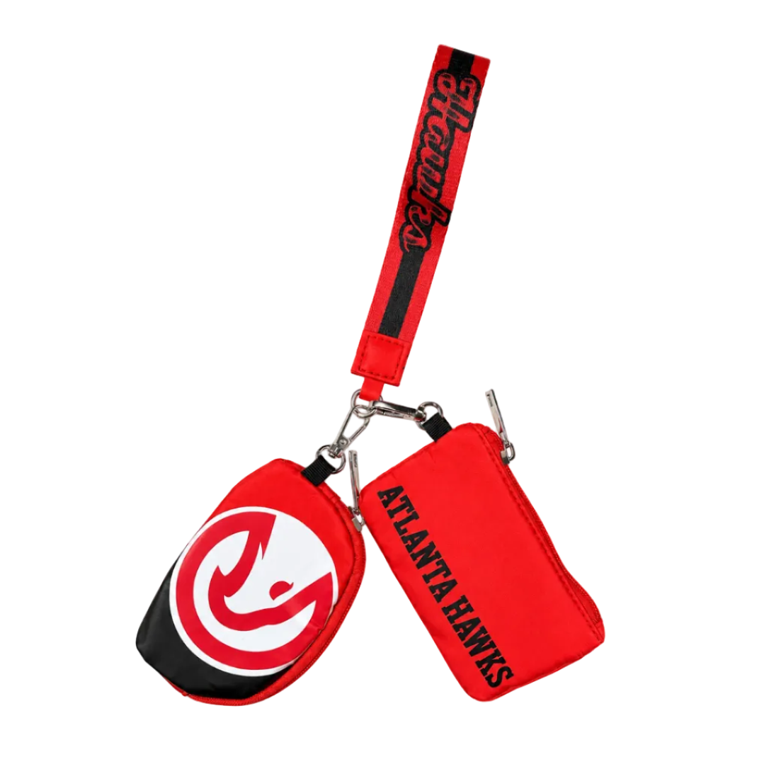 Foco Hawks Big Logo Dual Pouch Wristlet