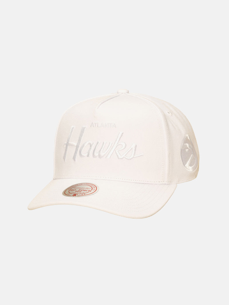 Mitchell & Ness Hawks Crispy Scripty Snapback Hat