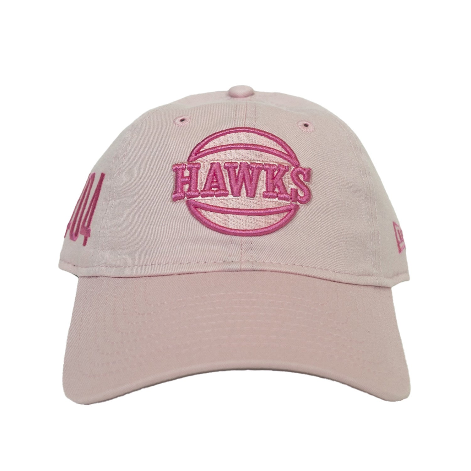 New Era Hawks Mono Pink 404 Dad Hat
