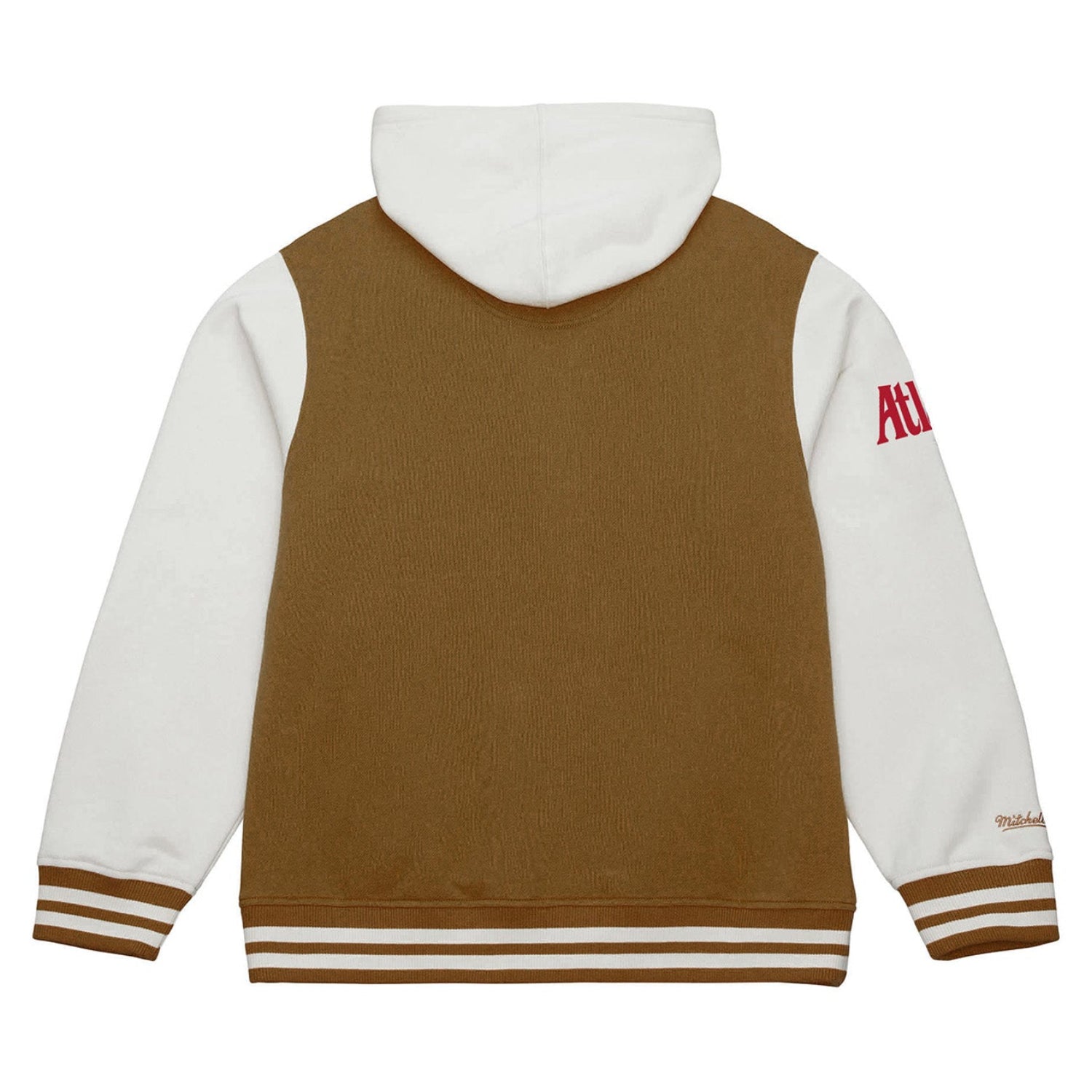 Mitchell & Ness Hawks Dusted Collection Button Up Varsity Hoodie