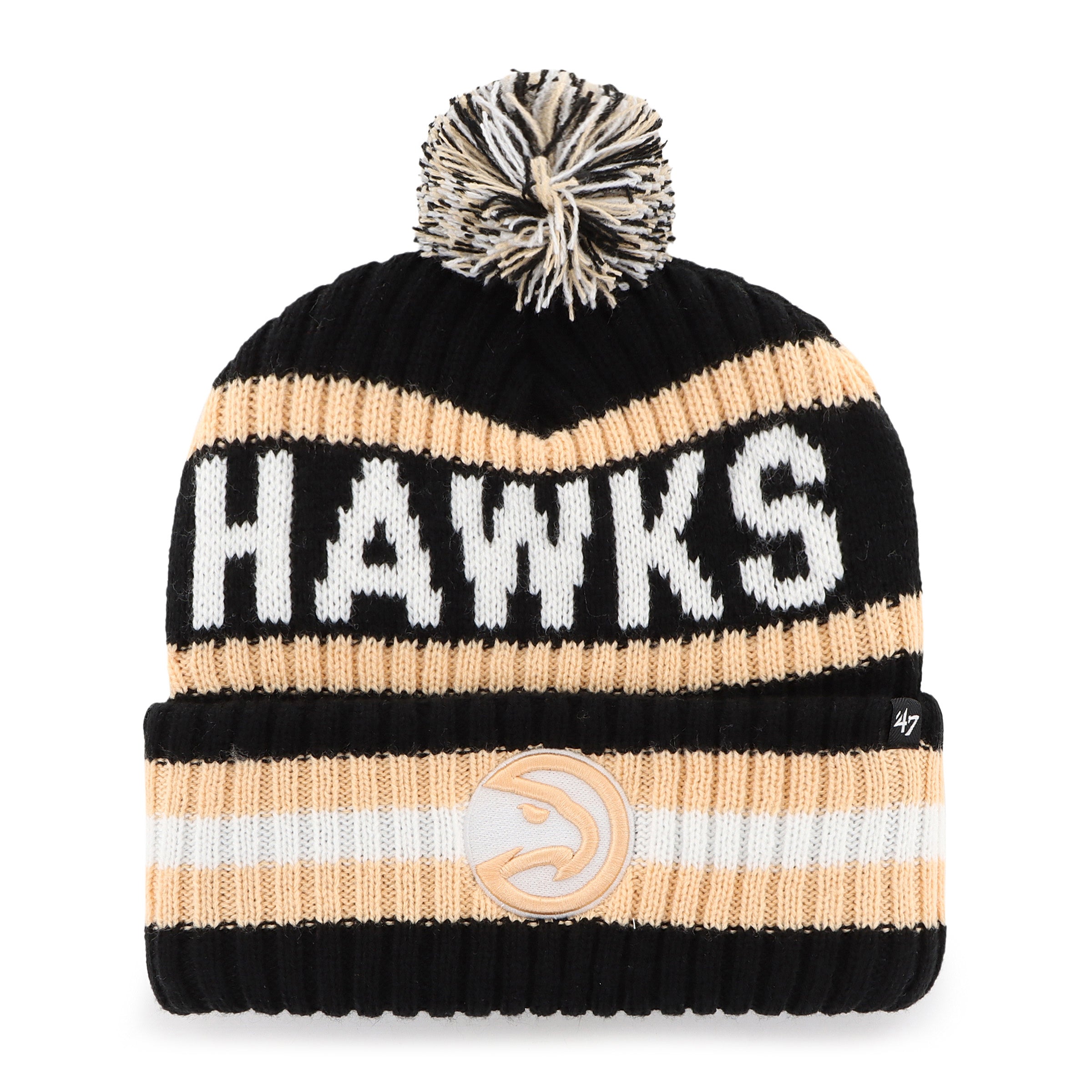 47 Brand Peachtree Black Bering Cuff Knit