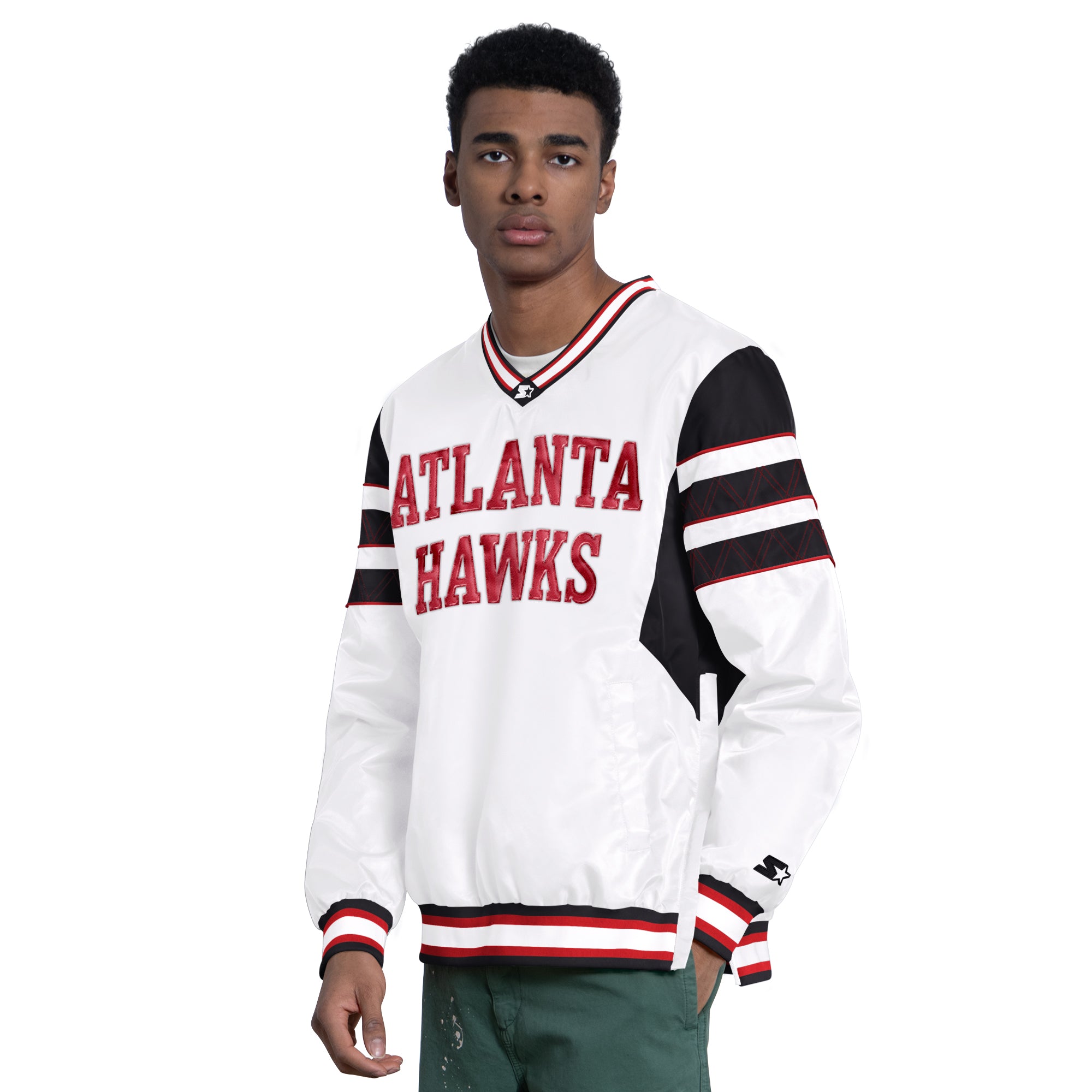 G3 Hawks White Enforcer V-Neck Pullover – Official Atlanta Hawks Gear