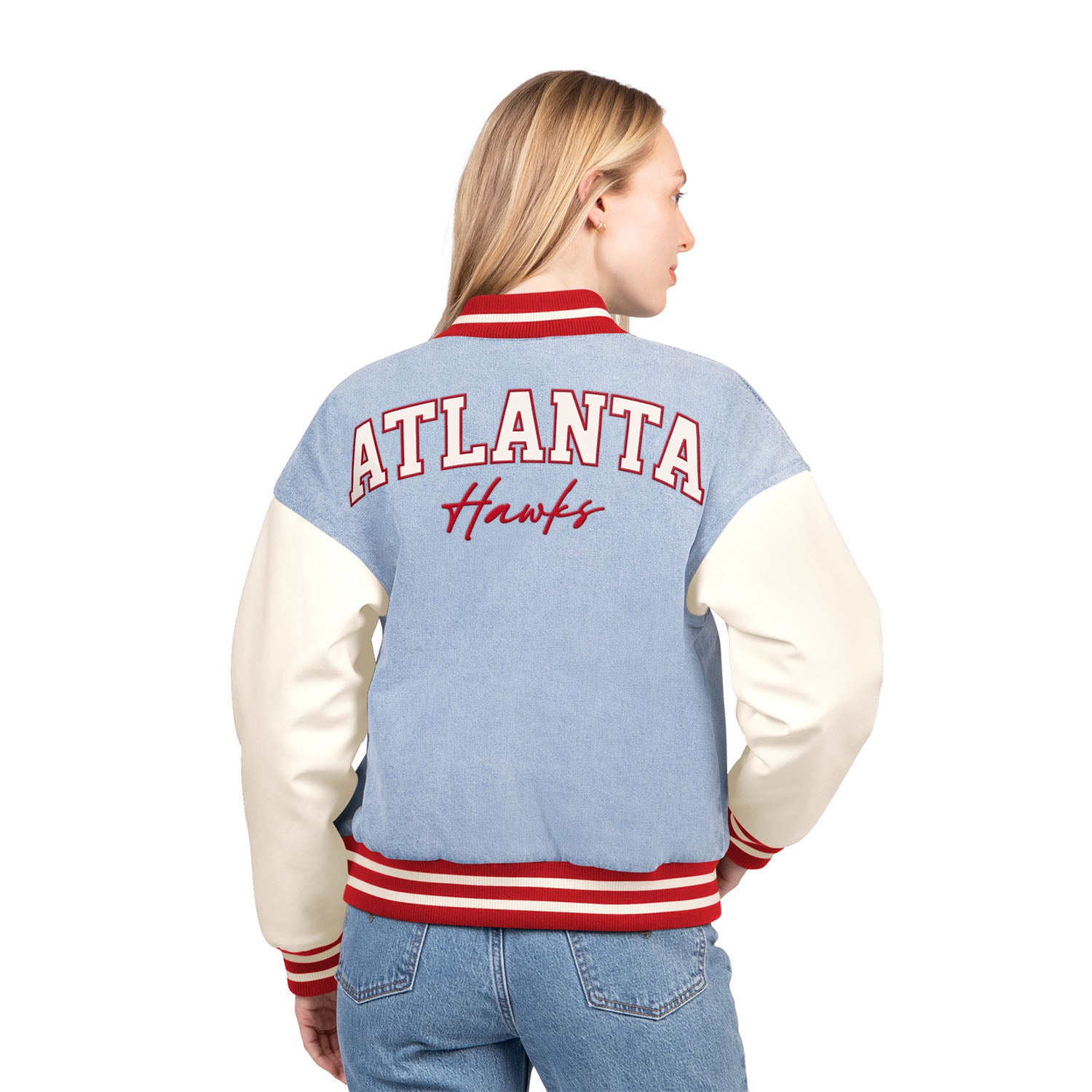 Women's GIII Hawks Homefield Varsity Jacket