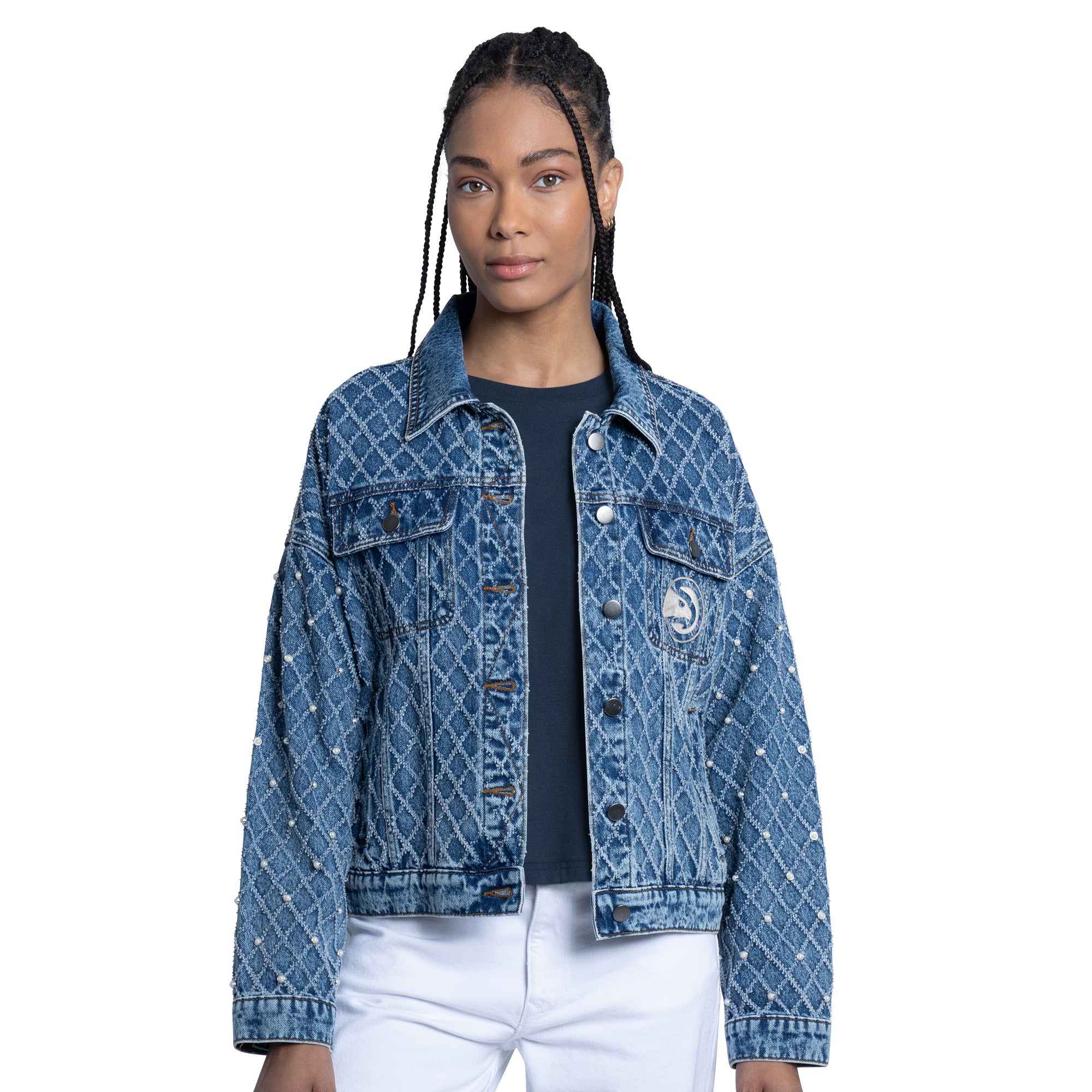 Women's G3 Hawks Major League Denim Jacket