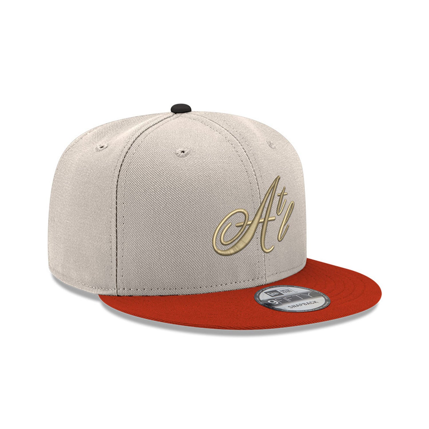 New Era Hawks Cream Atl Script Snapback