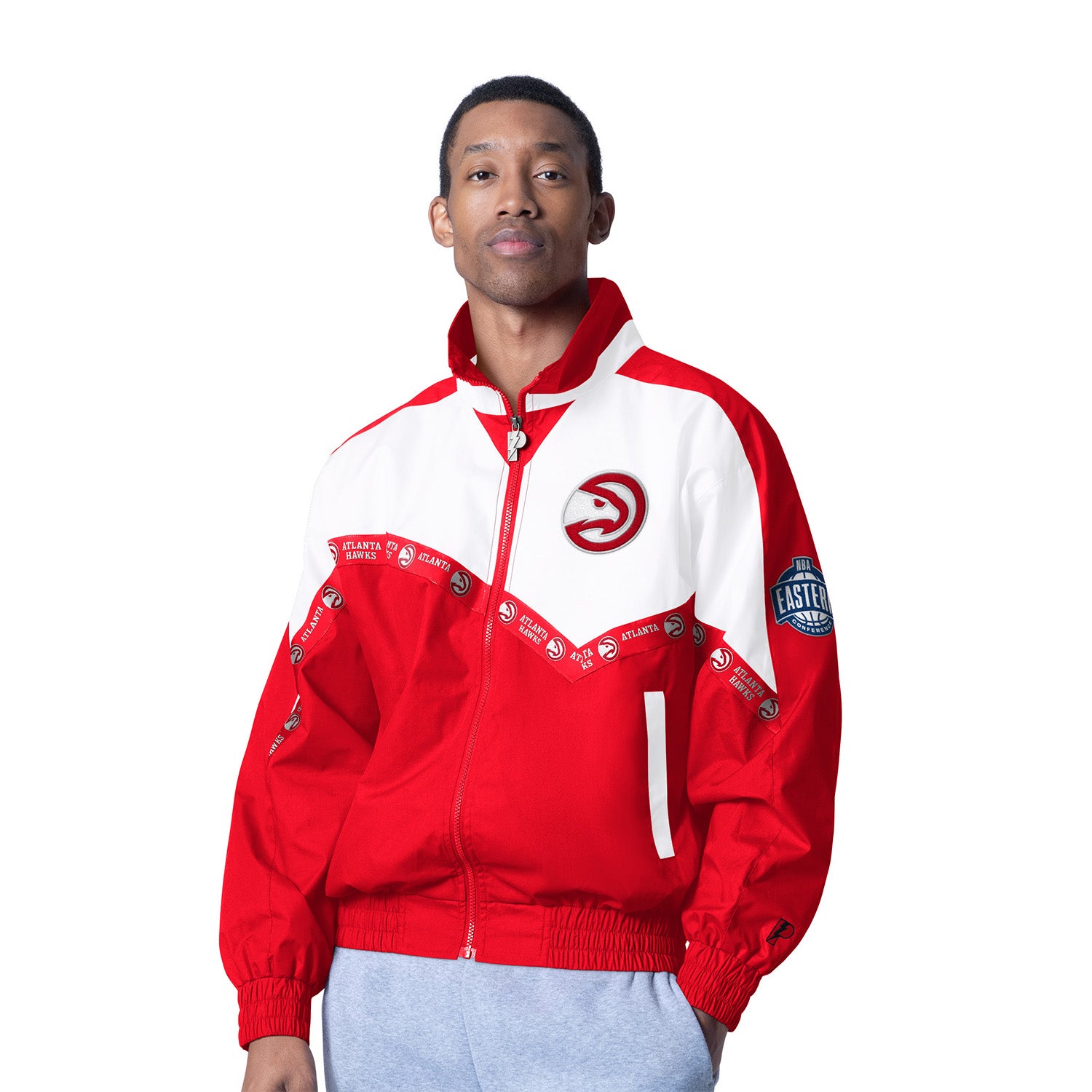 Starter/GIII Hawks Pro Player Full Zip Jacket L