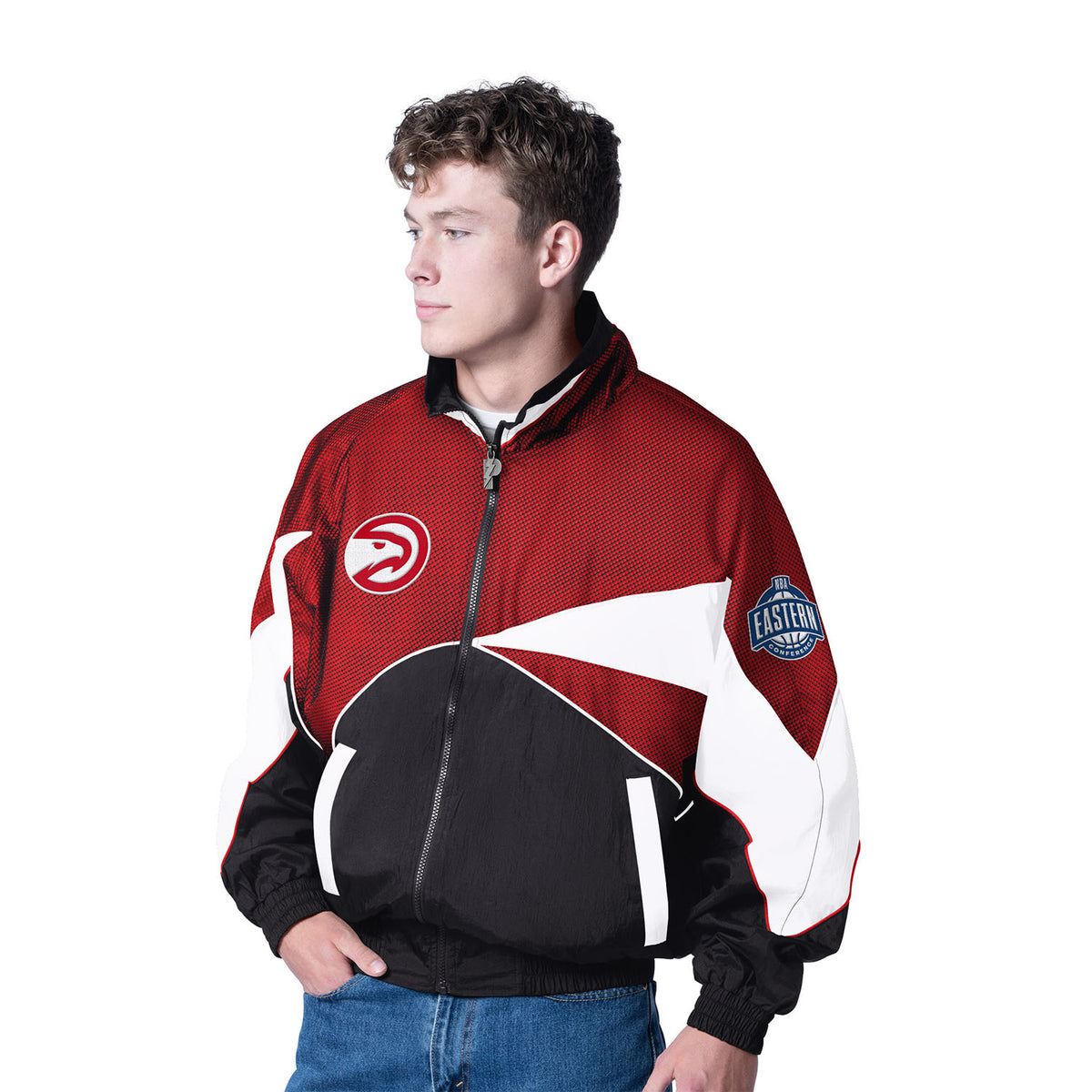 Starter/GIII Hawks Pro Player Spider Full Zip Jacket | Hawks Store