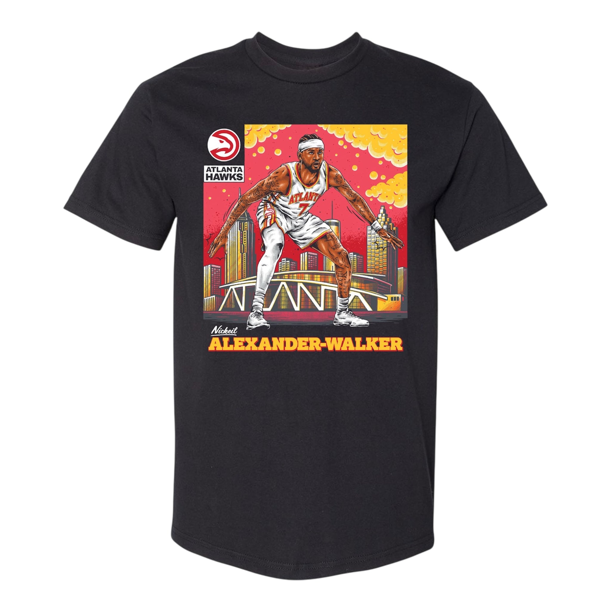 【shika】millennium parade Tシャツ2019 Nickeil Alexander-Walker Hawks Skyline Tee | Shop Now
