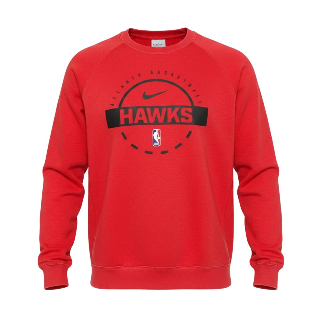 Nike Hawks 25-26 Red Practice Crewneck